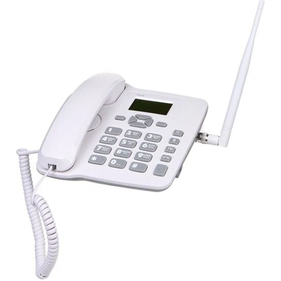 Стационарный GSM телефон BQ 2410 Point Бело-серый