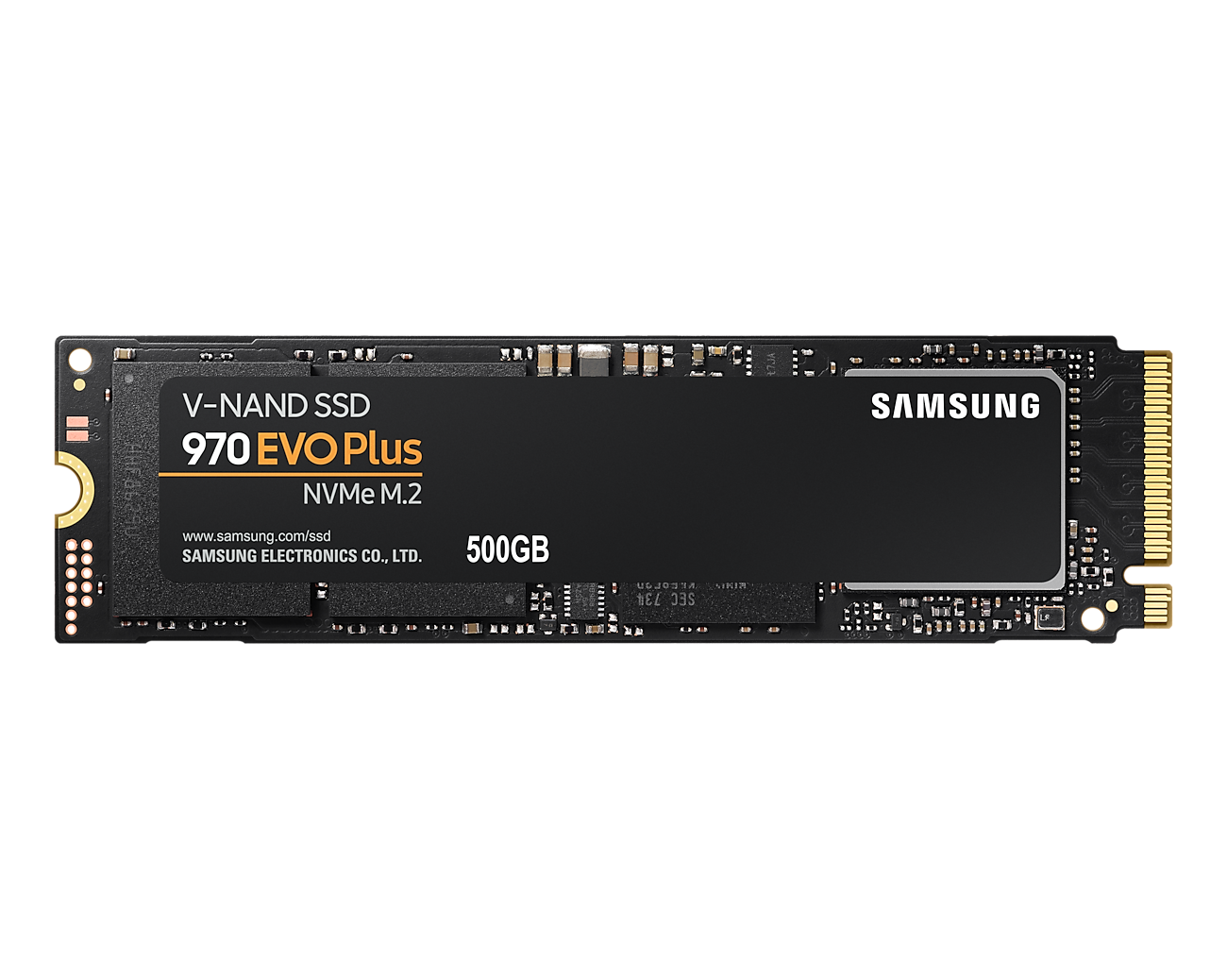 500 ГБ Внутренний твердотельный SSD накопитель Samsung 970 Evo Plus NVMe M.2 PCI-E (MZ-V7S500BW)