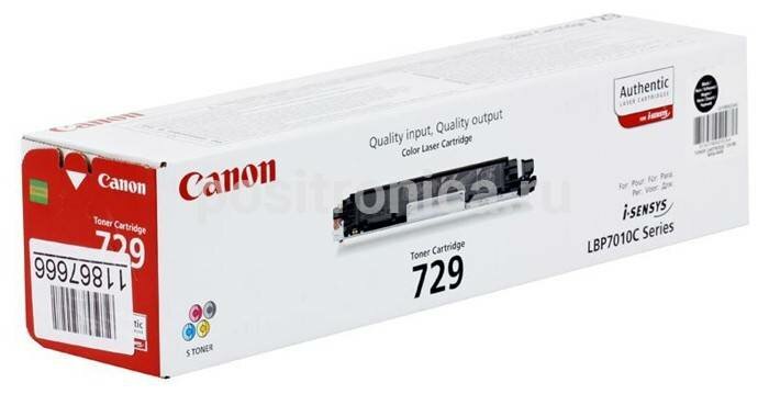 Картридж Canon 729BK черный (4370b002)