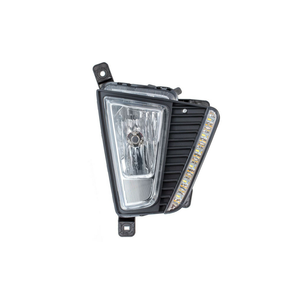 Противотуманная фара OPTIMA для Hyundai Creta, с LED-ДХО, 5500K, 12V, комплект 2шт арт: LFL-725 OPTIMA PREMIUM LFL-725