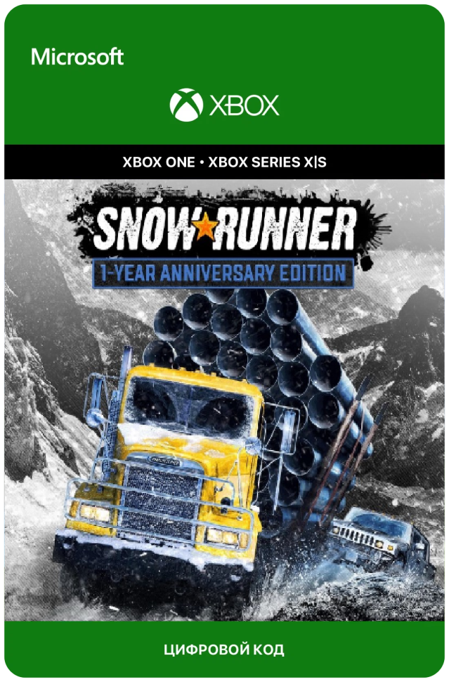 Игра SnowRunner + Anniversary Edition для Xbox One/Series X|S (Турция) русский перевод электронный ключ