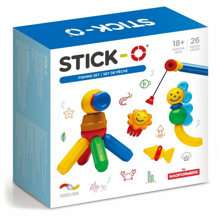 Магнитный конструктор STICK-O Fishing Set