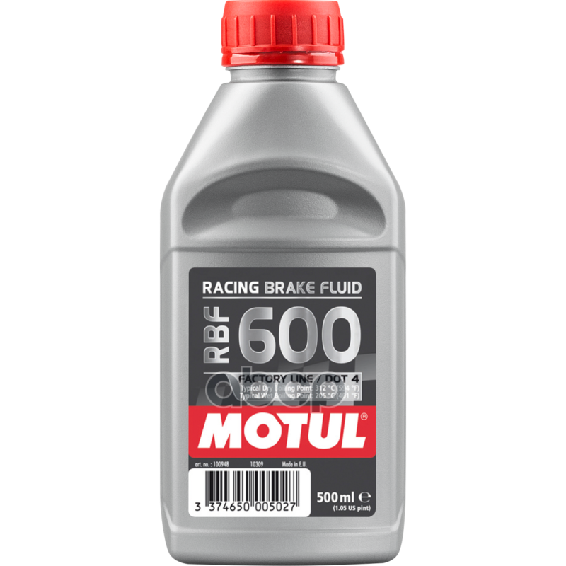 Жидк Торм-Ая Motul Rbf 600 Factory Line 0,5л Выше Стандарта Dot 5.1/Dot 4/Dot 3 MOTUL арт. 100948