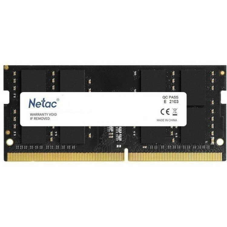 Netac Память SO-DIMM DDR4 16Gb PC21300 2666MHz CL19 1.2V RTL NTBSD4N26SP-16