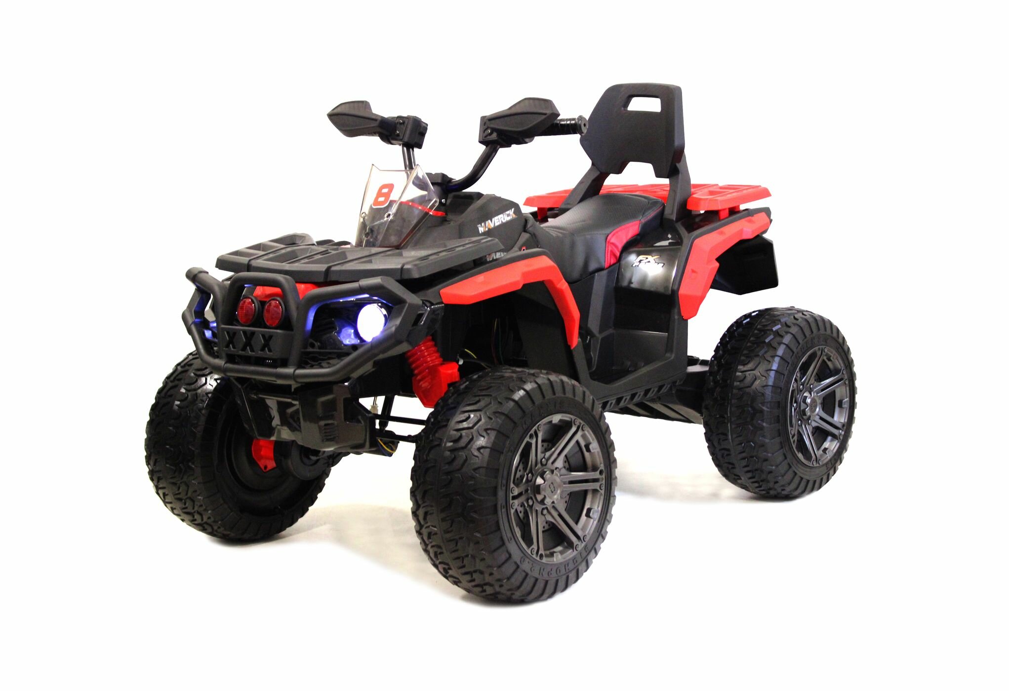 Детский электроквадроцикл K111KK 4WD красный (RiverToys)