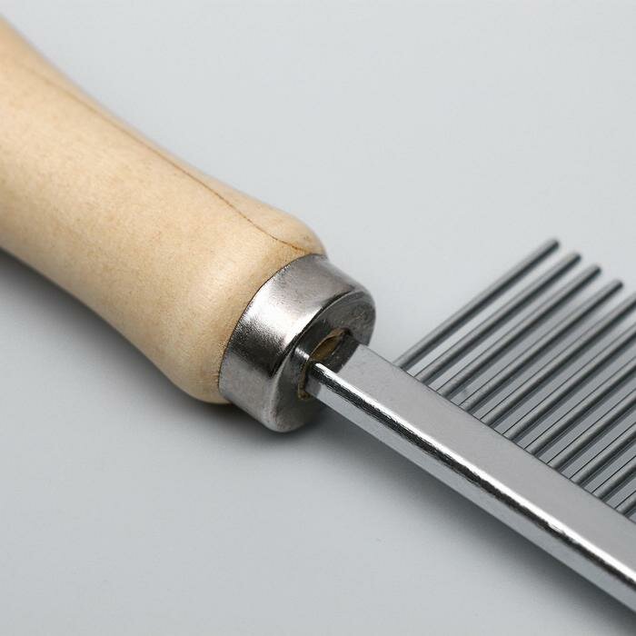 Расчёска Wood с деревянной ручкой, 17,5 х 3 см - фотография № 2