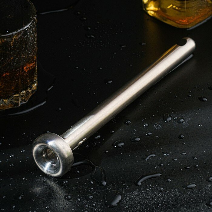 фото Охлаждающий стержень для пива и вина, нержавеющая сталь, 21,4х3,5 см