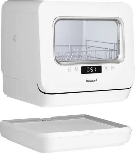 Посудомоечная машина компактная WEISSGAUFF TDW 4036 D белый - фотография № 5