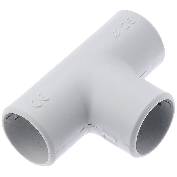 фото Тройник Т01225 разъемный для труб 25мм (Рувинил) (25 шт. в комплекте)