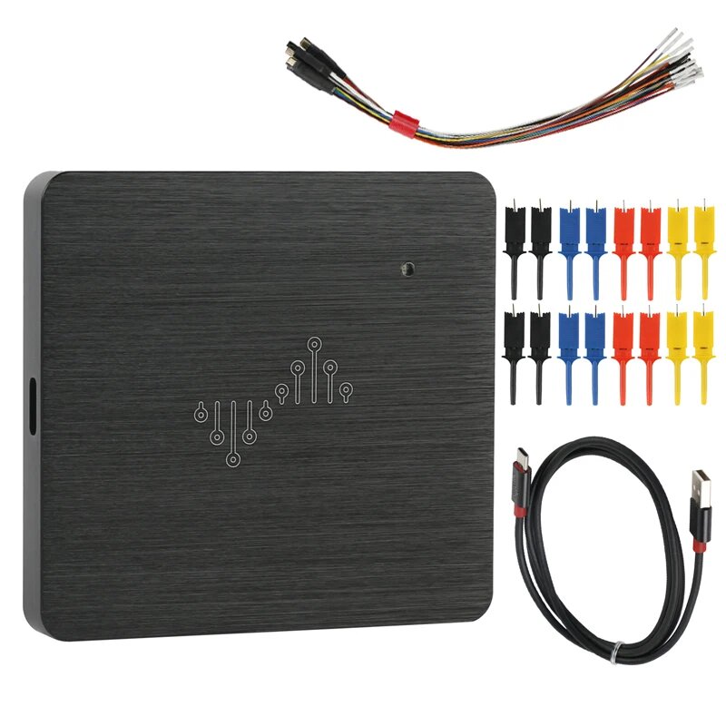 Логический анализатор DSLogic U2Basic Plus, 16 каналов, 400 Мб выборки, отладка USB Type-C USB2.0 для Windows/MacOS/Linux