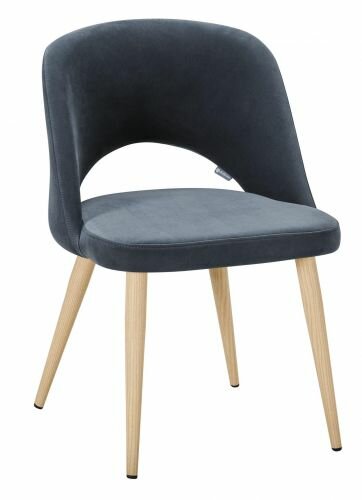 фото Стул обеденный R-home Lars Diag grey/нат.дуб