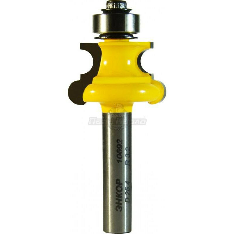 фото Фреза кромочная фигурная ф25.4х16, r3.2, хв. 8мм Энкор 10692