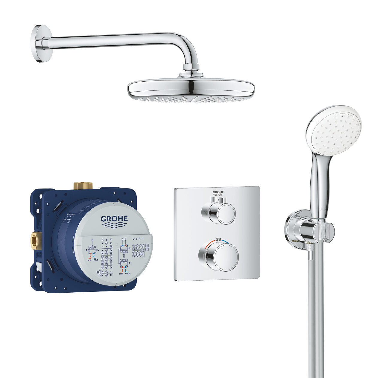 Душевой набор Grohe Grohtherm 34729 000 (34729000)