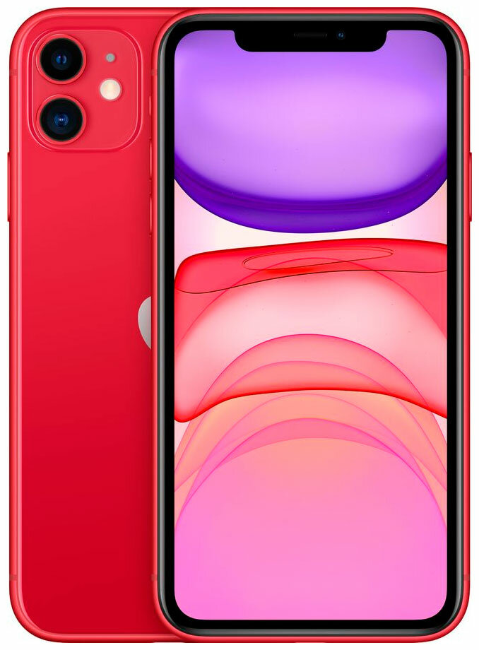 Смартфон Apple iPhone 11 A2221 128Gb красный