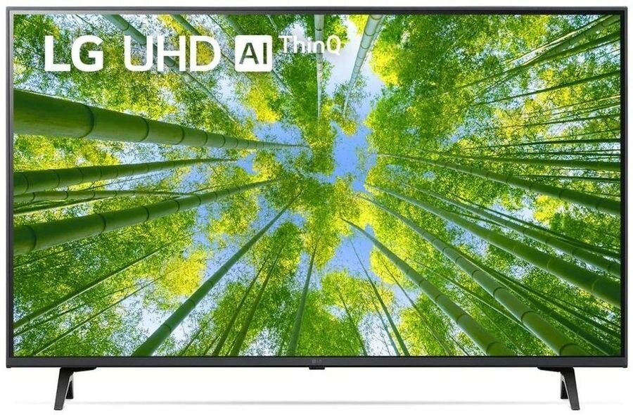 43" Телевизор LG 43UQ80006LB.ADGG, 4K Ultra HD, металлический серый, смарт ТВ, WebOS