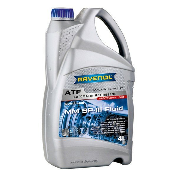 Масло Трансмиссионное Atf Mm Sp-Iii 4Л (Полусинтетика) Ravenol арт. 1212103004