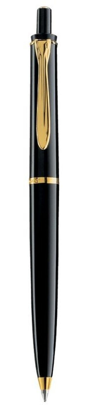 Ручка Ручка шариковая Pelikan Elegance Classic K200 (PL996686) черный/позолота M черные чернила подар.кор.
