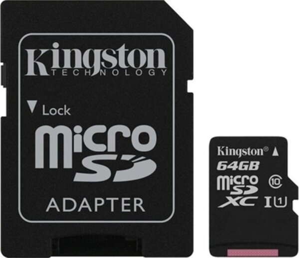 Память microSD 64Gb Kingston SDCS/64GB .