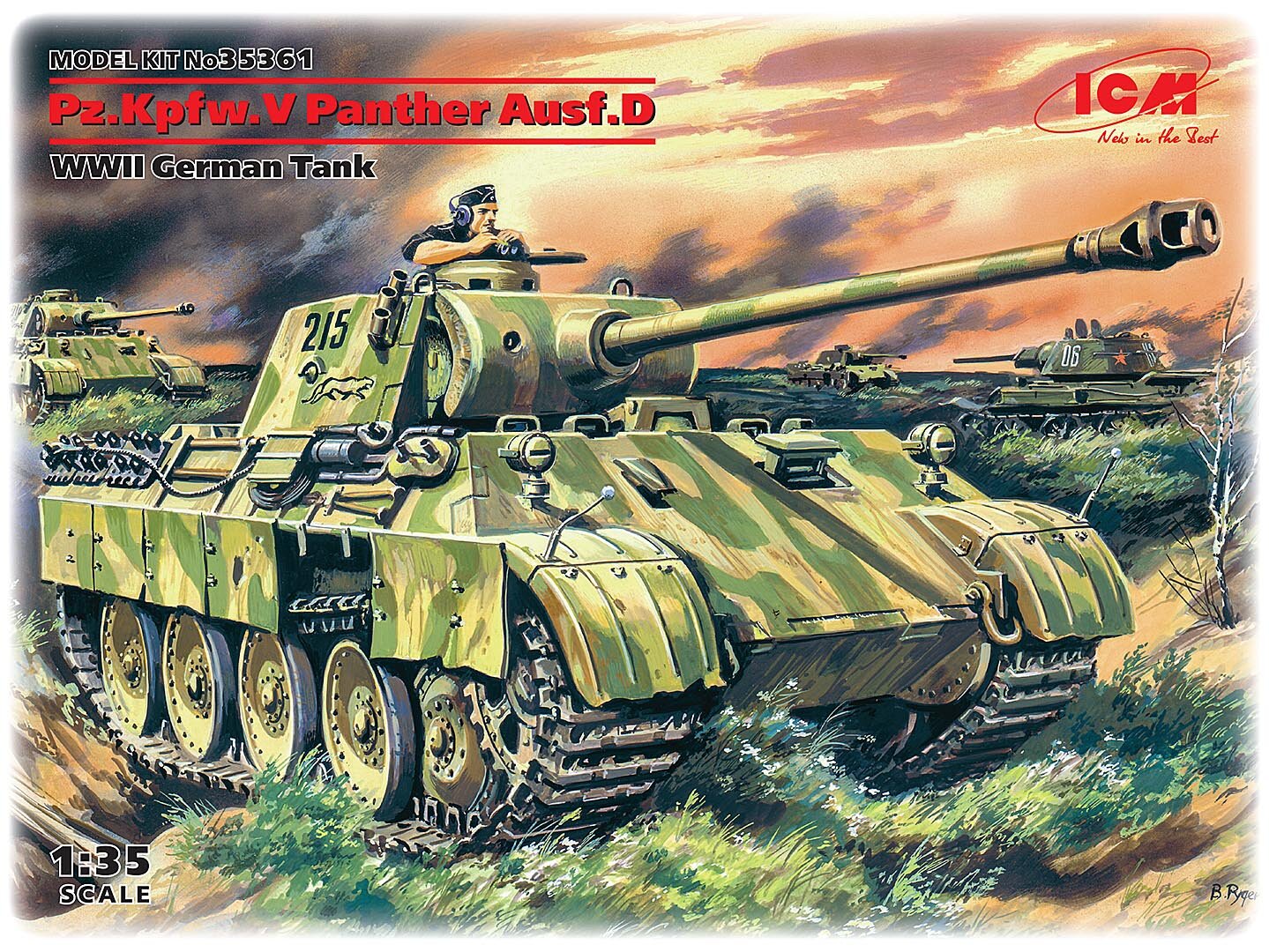 35361 Pz. Kpfw. V Panther Ausf. D, Германский танк ІІ Мировой войны