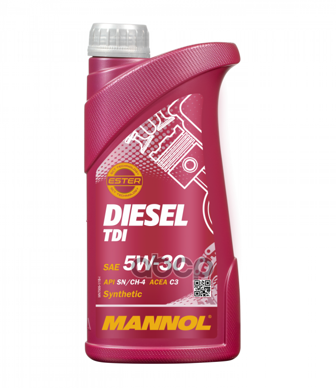 MANNOL 7909-1 Mannol Diesel Tdi 5W30 1Л. Синтетическое Моторное Масло 5W-30