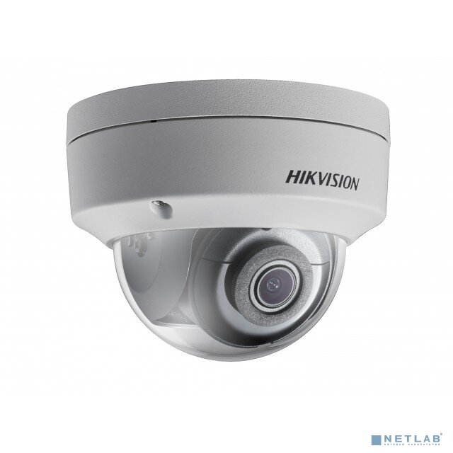 Hikvision Видеонаблюдение HIKVISION DS-2CD2123G0E-I(B) (2.8mm) уличная купольная IP-камера с EXIR-подсветкой до 30м1/2.8" Progressive Scan CMOS; объектив 2.8мм; угол обзора 115°; механический ИК-фильтр; 0.028лк @F2.0; сжатие Серый