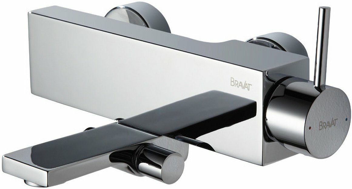 Смеситель для ванны и душа Bravat F66061C-01A-ENG хром