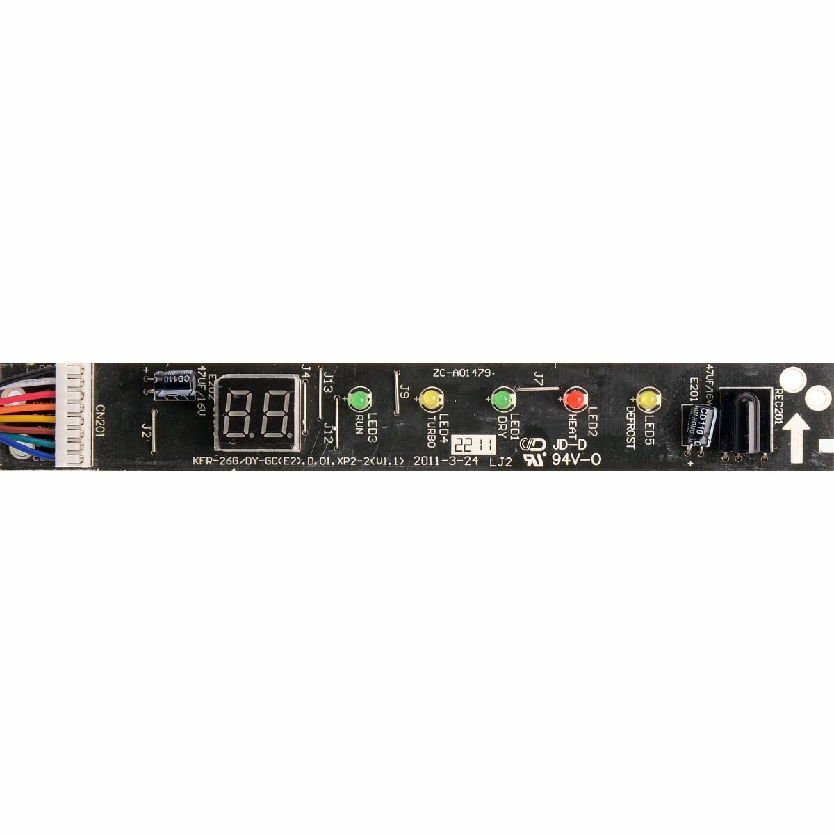 Дисплей KFR-26G/DY-GC(E2).D.01.XP2-2(V1.1) (018680) - фотография № 2