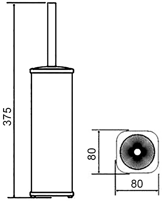 Ёршик напольный WasserKraft K-1117 - фотография № 5