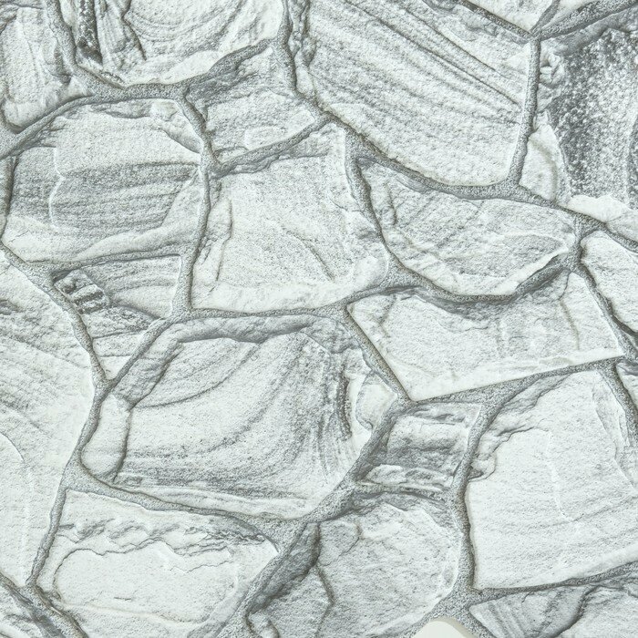 Панель ПВХ Камни, Песчаник графитовый, 980х480мм. - фотография № 2