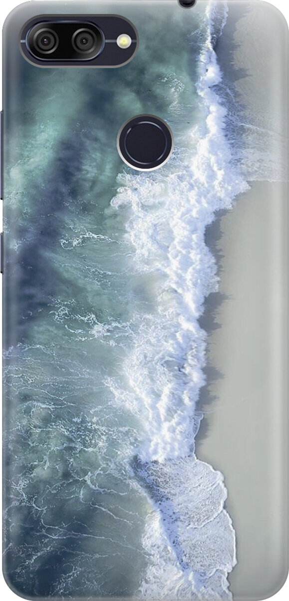 Силиконовый чехол Бушующий океан на Asus Zenfone Max Plus M1 (ZB570TL) / Асус Зенфон Макс М1 Плюс