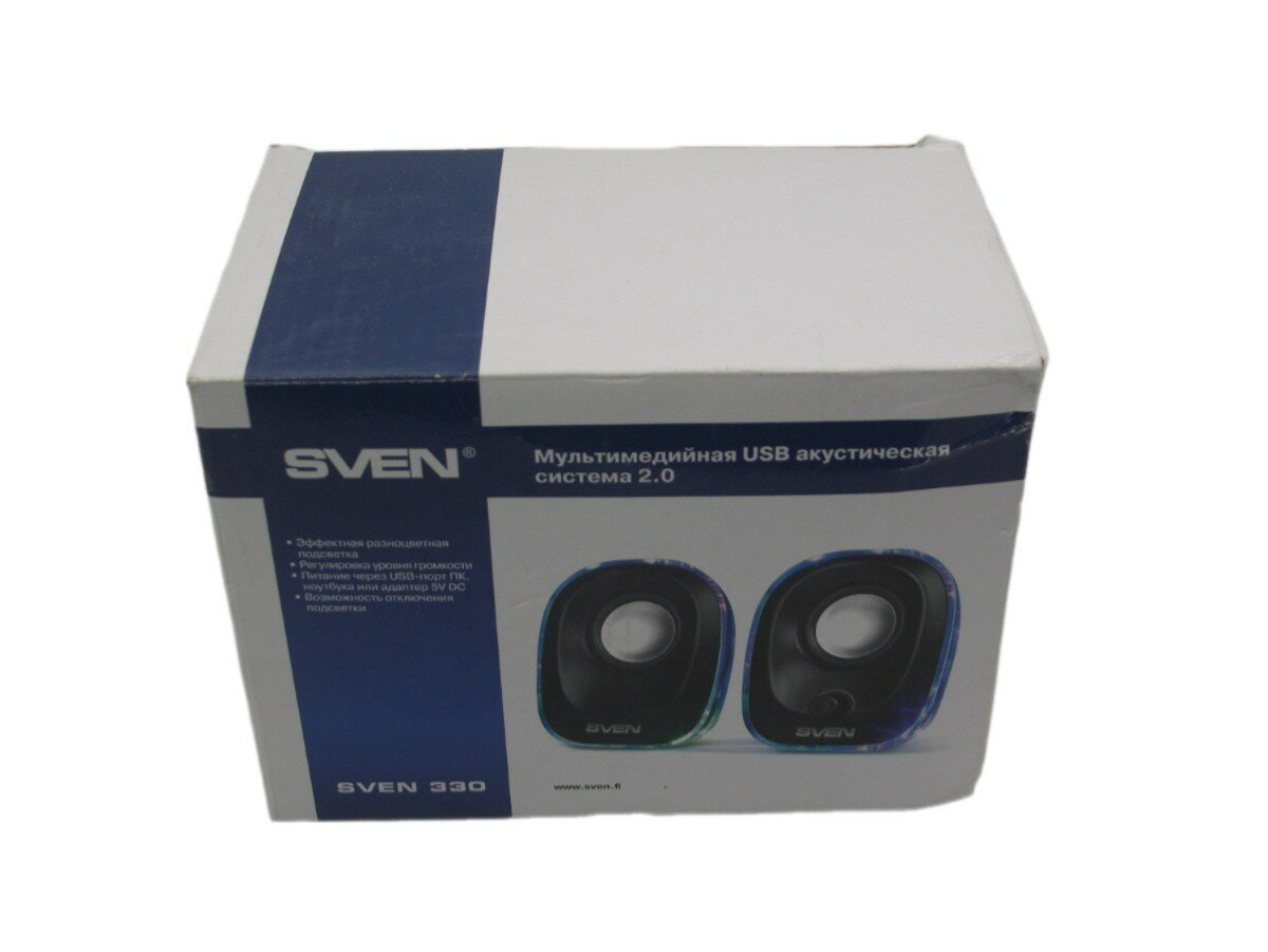 Колонки USB 2.0 Sven 330 5 (2x2.5) W