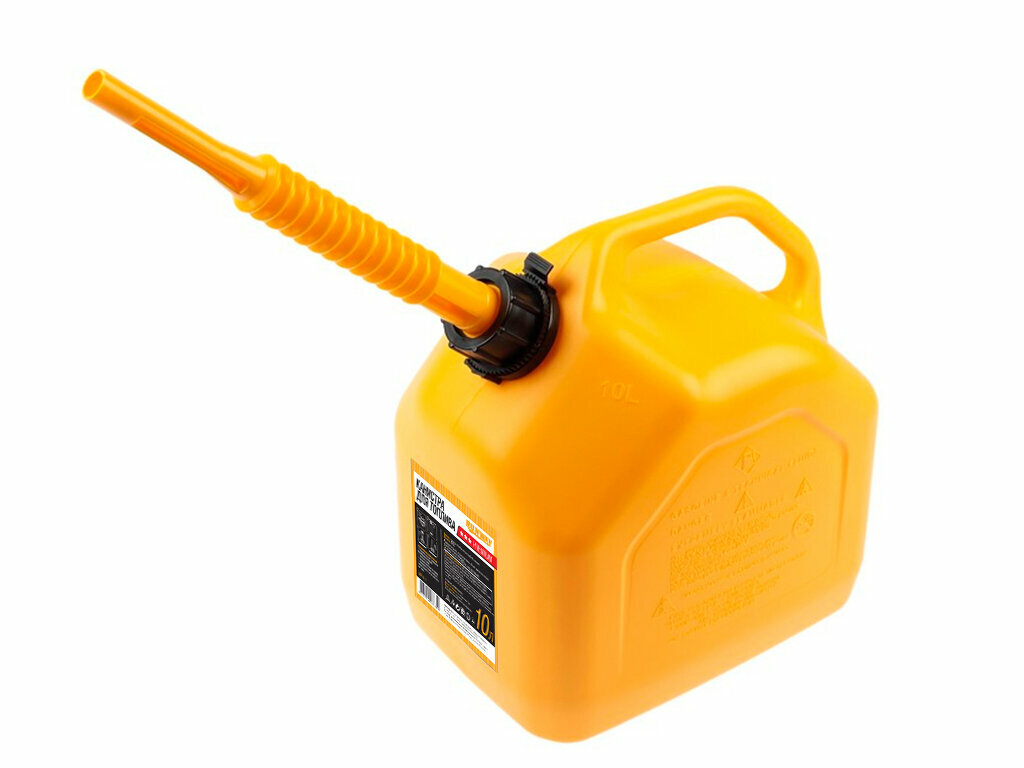 фото Канистра для топлива RUNWAY премиум , 10л, цвет желтый RUNWAY