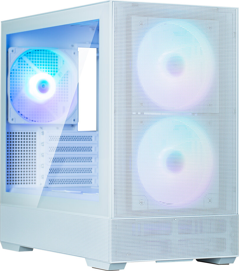 ZALMAN P30 AIR, MATX, WHITE, WINDOW, 2xCombo (3.5" or 2.5"), 3x2.5", 1xUSB TYPE-C, 1xUSB3.0, FRONT 2x140mm ARGB, REAR 1x140