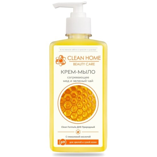 Крем-мыло для рук Clean Home Beauty Care Согревающее - фото №1