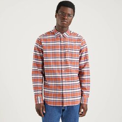 Рубашка LEVI`S Sunset 1 Pocket Standard 85746-0052 мужская, цвет красный, размер M