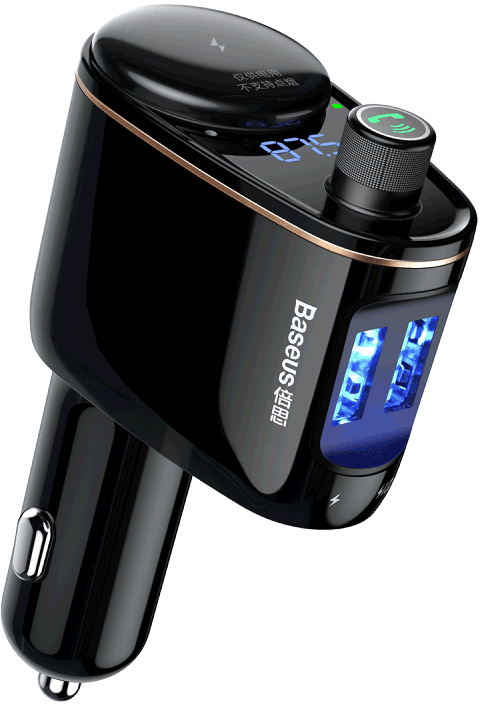    Baseus Locomotive Bluetooth MP3 Vehicle Charger