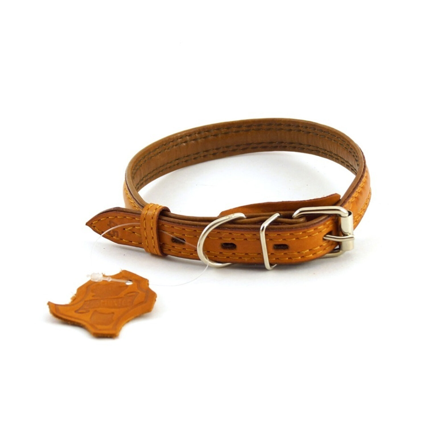 фото Ошейник ZooMaster подвернутый, гладкий, 20 мм x 45 см