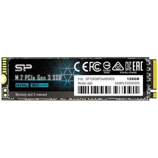 Накопитель SSD M.2 SILICON POWER A60 128GB PCIe 3.0 x4 3D TLC (SP128GBP34A60M28)