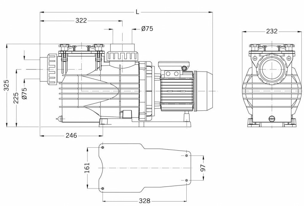 Самовсасывающий насос с префильтром PSH Maxi 2 30Т - фотография № 2