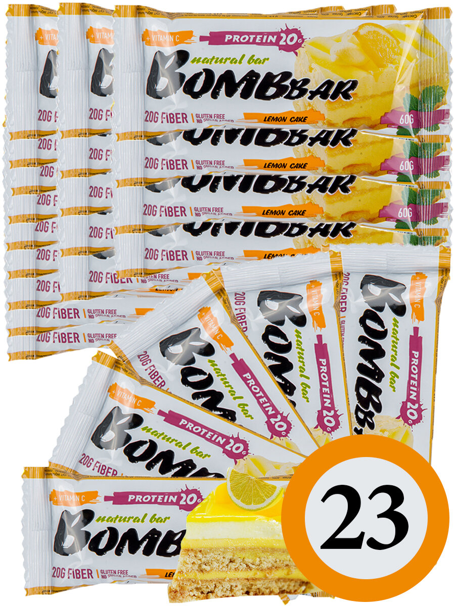   Bombbar Protein Bar 23 x 60 ,  