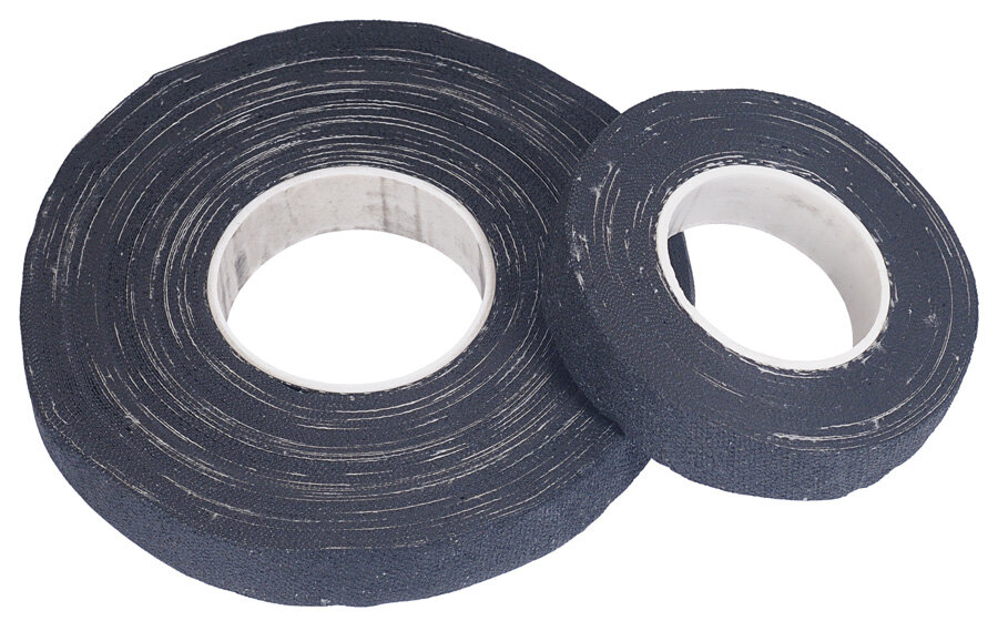 фото Изолента онлайт 61 161 OIT-H15-30/BL ХБ черная 300г 0,35х15мм 30м (61161)
