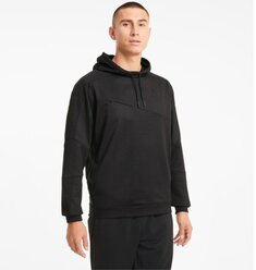 Худи PUMA TRAIN ACTIVATE HOODIE 52012601 мужская, цвет чёрный, размер S