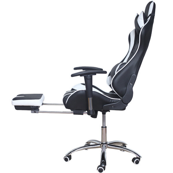 Кресло игровое MFG-6001 Меб-фф 404485, MFG-6001 black white (DK) - фото №3
