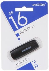 USB Flash Drive 16Gb - SmartBuy Scout Black SB016GB2SCK
