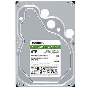 Toshiba   HDD 4.0Tb Toshiba, SATA-III, 128Mb, 7200rpm, Surveillance S300 #HDWT140UZSVA