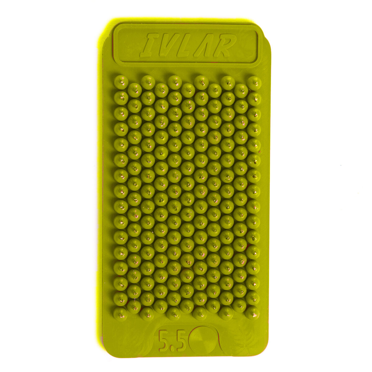 Аппликатор Кузнецова с металлическими иглами ивлар акус, размер 120х60 мм, цвет желтый, шаг игл 5.5 мм - фотография № 2