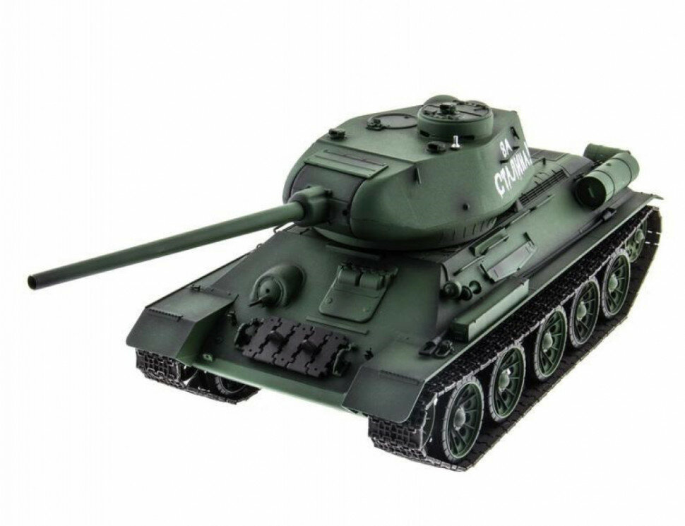 Танки, амфибии и военная техника Heng Long Радиоуправляемый танк Heng Long Russia T34-85 UpgA V7.0 масштаб 1:16 2.4G - 3909-1-UpgA-V7
