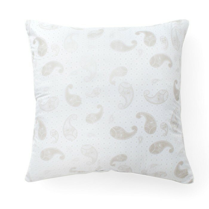 фото Подушка Экономь и Я 70*70 Лебяжий пух, чехол тик, цв. Микс, п/э