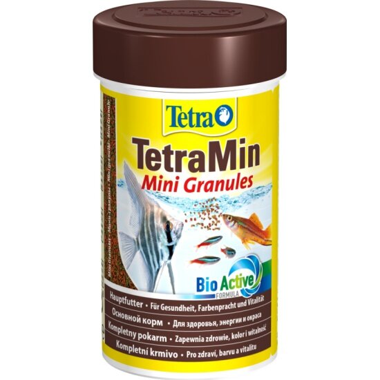 Сухой корм для рыб рептилий ракообразных Tetra TetraMin Mini Granules