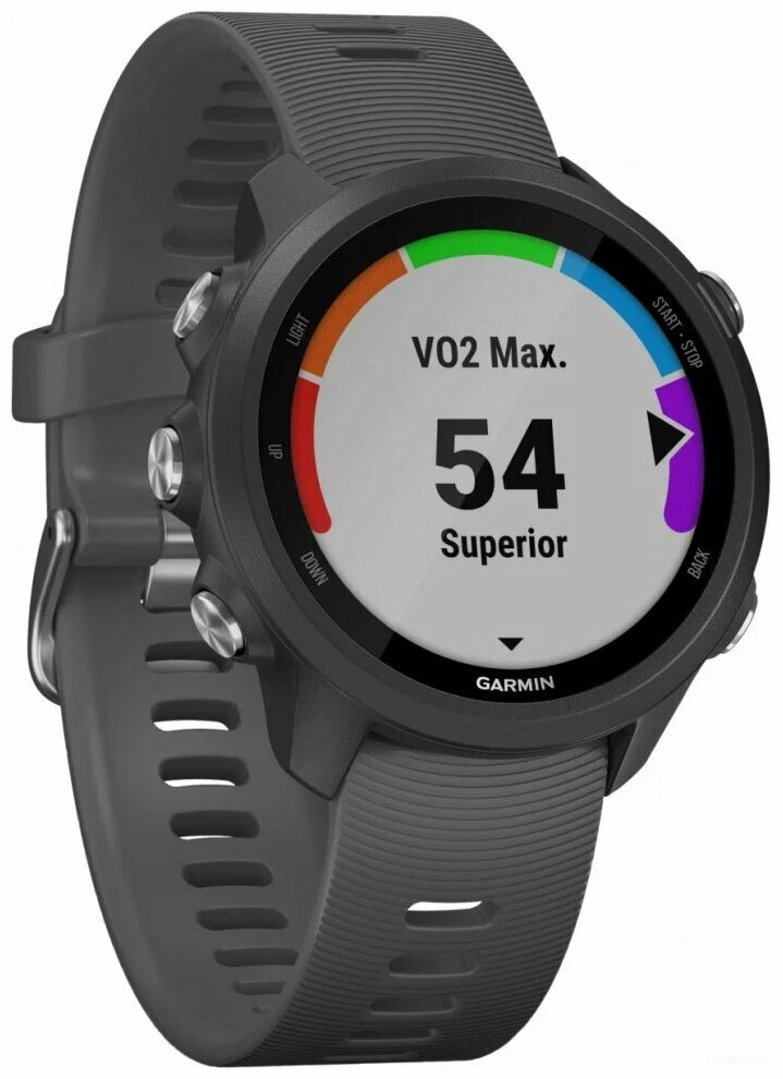 Умные часы Garmin Forerunner 245, черный/серый 010-02120-10